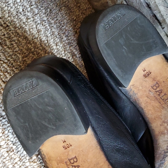 BALLY Leather Shoes 10.5 M fit 10.5-11 - Picture 9 of 16